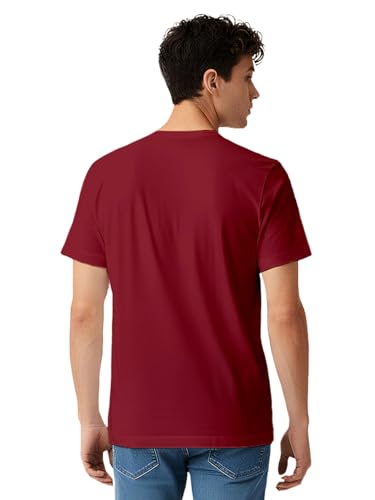 Image of 100% PIMA Cotton T Shirt for Man | Premium Men T-Shirts Regular Fit | Half Sleeve Round Neck Cotton Tshirt for Man | Mens Tees Made for Indian Climate | Available in 10 Colours