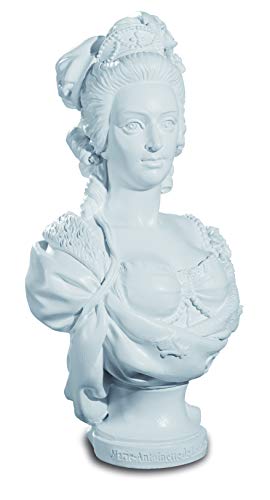 Katerina Prestigre - Reproducción de busto de María Antoinette de Louis Simon Boizot (13,5/7,5/5 cm), color blanco Cover