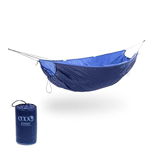 ENO, Eagles Nest Outfitters Ember UnderQuilt Hammock Insulation for Spring and Fall, Pacific
