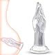 BDSMLOVE Anal Dildo für Fisting,Riesen Dildo Fist Sexspielzeug,Großer Analplug für Frauen Männer,Sexspielzeug für Paare extrem sex,XXL Dildo Sexspielzeug für Frauen solo (transparent)