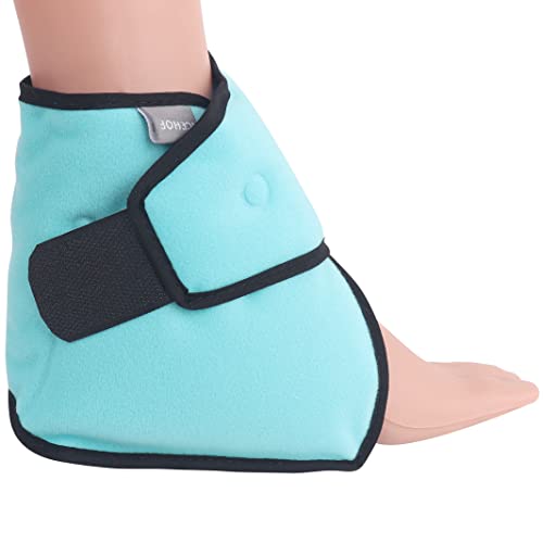 ICEHOF Almohadillas de refrigeración para tobillo - talones vendaje de tobillo con gel refrigerante, terapia de frío tobillo reumatismo quimioterapia dolor de tobillera pie (1 unidad) Cover
