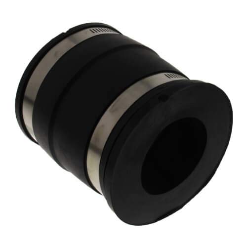 6" x 5" Flexible Coupling (ADS and Hancor Corrugated Polyethylene to PVC)