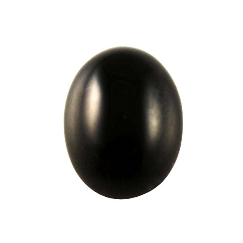Onyx noir naturel 4,25 Ratti petite taille gemme pour joaillerie