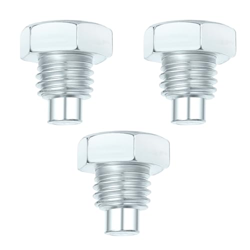 3 Stück Wagenheber Schrauben,Wagenheber Griffbolzen,Rostfreie Stähle Wagenhebers Druckstange,Feste Schraube Zubehör,Hebeschraube Zubehörbuchse Jack-Rod-bodenbelag