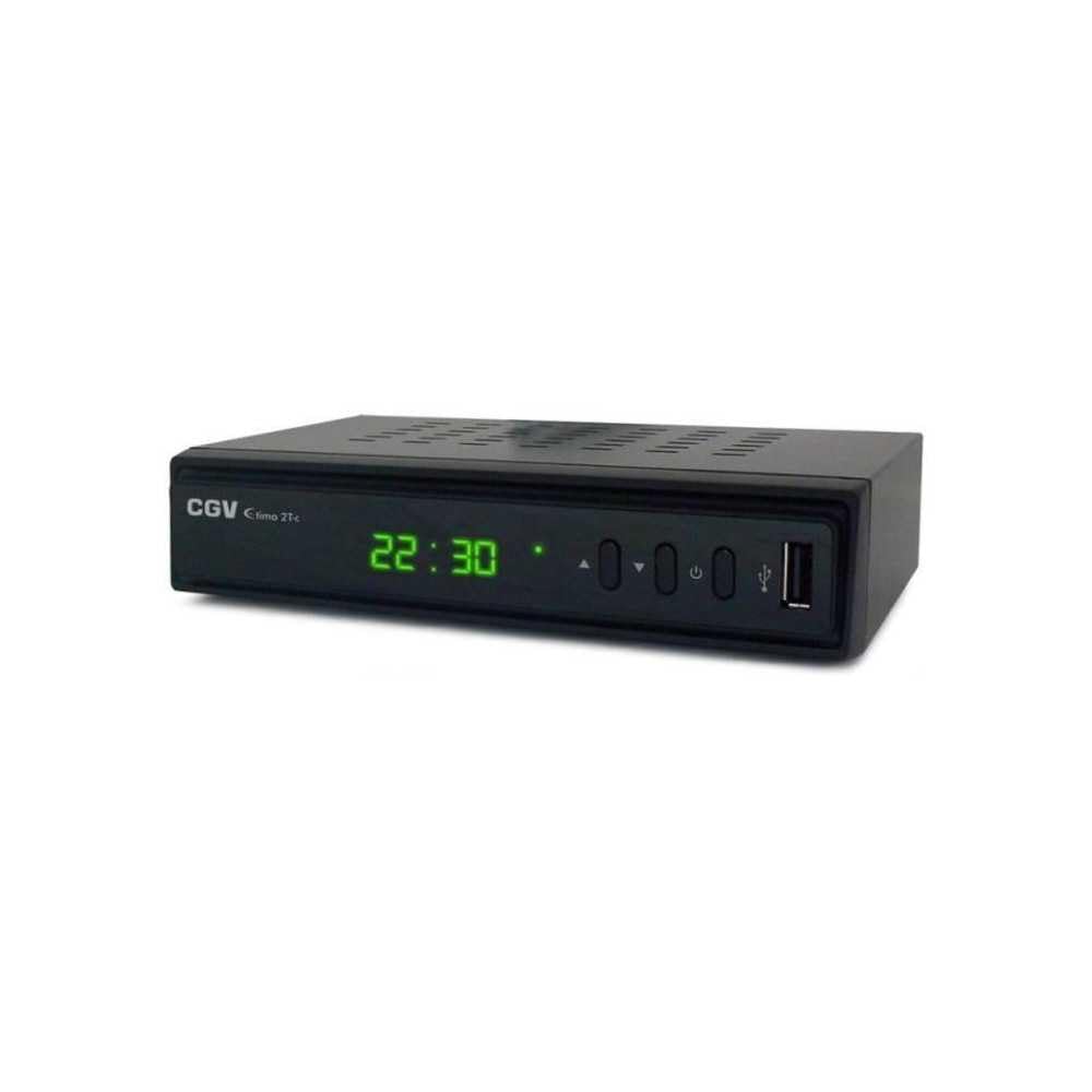 CGV etimo 2T-C Recepteur/enregisteur TNT HD Double Tuner NOIR | Réception des chaînes étrangères et locale de la TNT