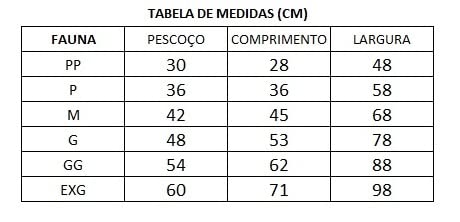 Roupa Para Cachorro Suéter Fauna Safari Vermelho (M)