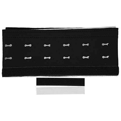 Gestión de cables, funda de neopreno, cubierta de alambre, impermeable, organizador de alambre protector para el hogar, oficina, blanco y negro, 125 cm