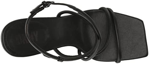 DKNY Women's Comfortable Chic Shoe Reia Heeled Sandal, Black, 6 | Image 4