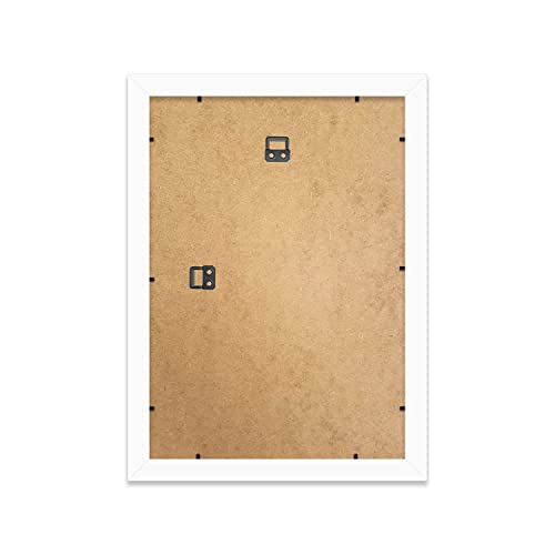 Almost Frameless A3 Gunmetal Ornate Picture Frame Fits A3 (29.7 x 42cm - 11.7 x 16.5in) Poster, Photo, Artwork, or Print. Shabby Chic Style Portrait and Landscape Display with Wall Hooks