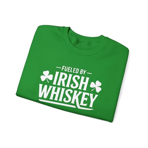St. Patrick's Day Sweatshirt | Fueled by Irish Whiskey | Funny Irish Drinking Crewneck | Festive St. Paddy’s Sweatshirt2
