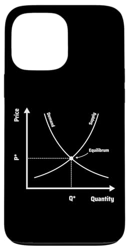 Ya en manzanajugosa.com: Oferta y Demanda - Gráfico de Microeconomía - Cool Economist Carcasa para iPhone 13 Pro Max