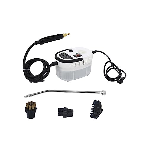 2500W Home Steam Cleaning Machine High Temperature High Pressure Kitchen Air Conditioning Hood Adjustable Electric Cleaner (White)