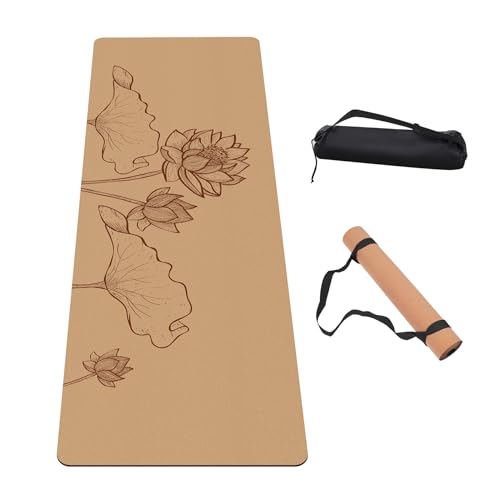 fitness best cork yoga mat