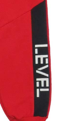 Image of Clothe Funn Boys Regular Track Pant Loop Knit Fabric, Red & Ecru Mel (Pack of 2), 9-10 Years