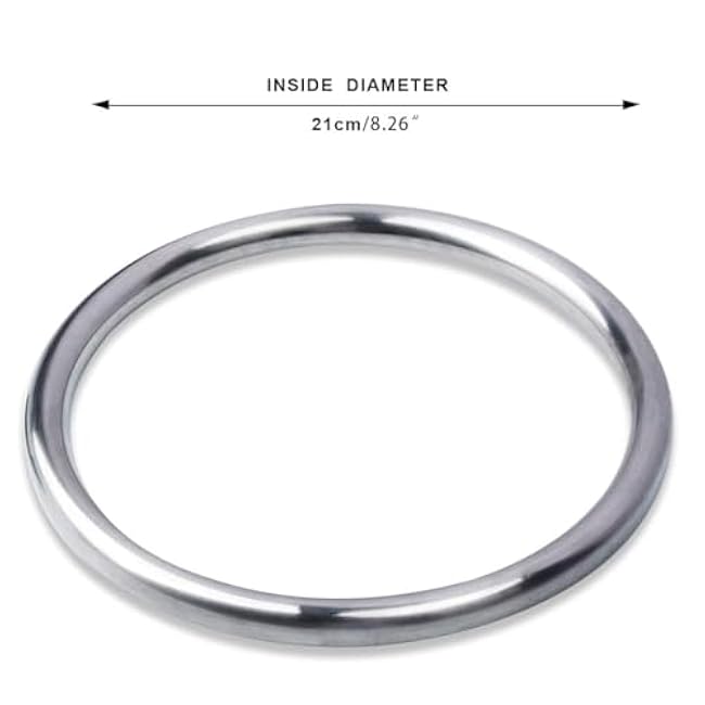 Wing Chun Stainless Ring Yewen Sau Sticky Hand Strength Training Tsun Siu Lum Kung Fu