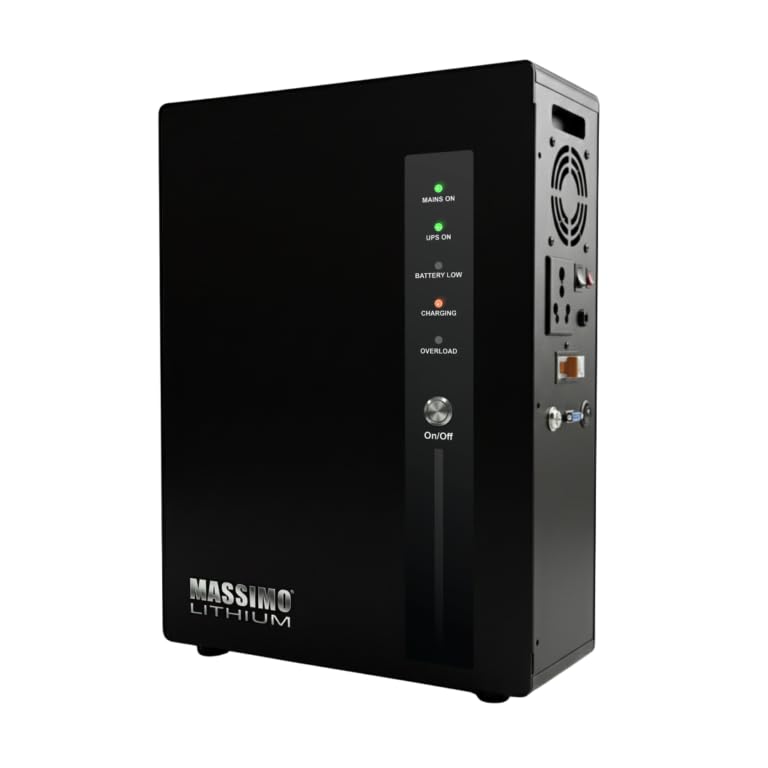 Massimo Lithium ESSM 1475 Energy Storage System, Integrated Lithium Ion Battery, Pure Sine Wave, Smart BMS, Wall Mountable-image-33