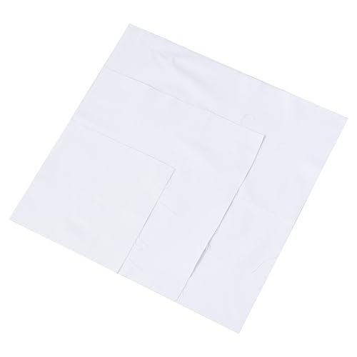 ERINGOGO 3pcs Cross Stitch Cloth Cotton Embroidery Fabric for Needlework Includes White Squares for Crafting and Handmade Projects