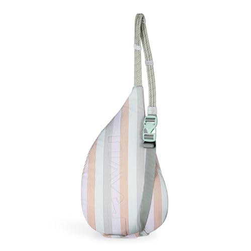 Image of KAVU Mini Rope Sling Pack with Adjustable Rope Shoulder Strap, Serene Stripe