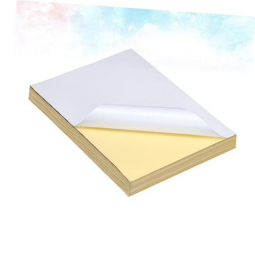 Papel autoadhesivo A4 Operitacx para escribir con 100 hojas de alta adherencia 4