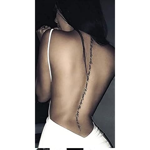 T.O.T long cursive writing back tattoo Cover