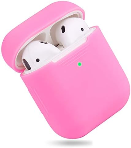 EYEKOP AirPods Case, Premium Ultra-Thin Soft Skin Cover Compatible with Apple AirPods 2 & 1 - Pink