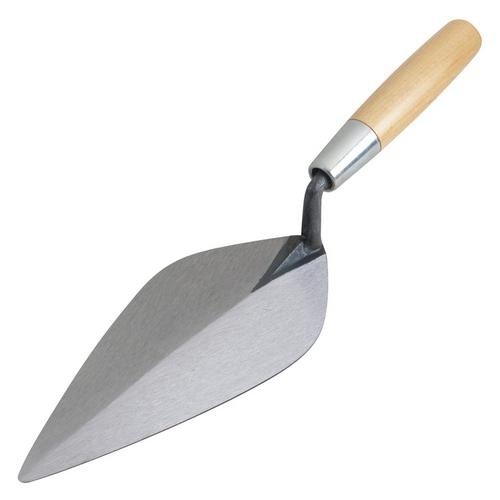 Kraft ToolBL754, 12" Philadelphia Brick Trowel w/Wood Handle, Pack of 6 pcs