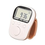 MHADBKH Operaciones manuales, 7 canales, retroiluminación LED, diseño de anillos ajustables con 12 meses de vida útil para actividades al aire libre, práctico dispositivo de conteo manual