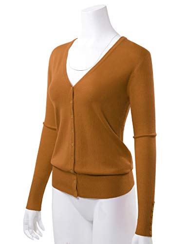 Image of Allsense Women's Long-Sleeve V-Neck Cardigan Sweater