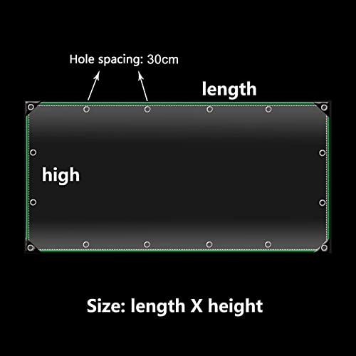 WZYJLyds Pergola Side Curtains Transparent Waterproof 0,5mm Side Panels for Pergola with Eyelets Tarpaulin for Outdoor, Pergola, Gazebo, Garden - Image 6