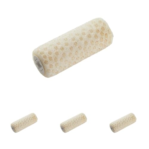 SAVY Manchon crépi gros grain larg.180mm, Jaune (Lot de 4)