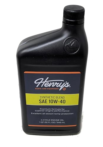 Aceite para motor Henry's SAE 10W-40 mezcla sintética 3 cuartos miniatura 2
