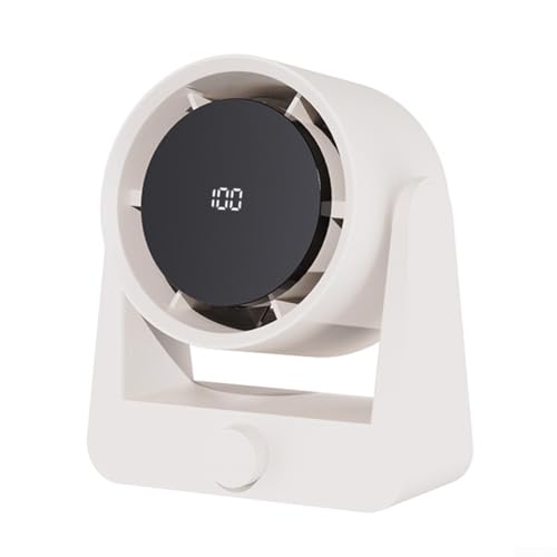 Ventilador eléctrico montado en la pared con 100 niveles de flujo de aire y opciones de montaje flexibles para el hogar y la oficina (beige)