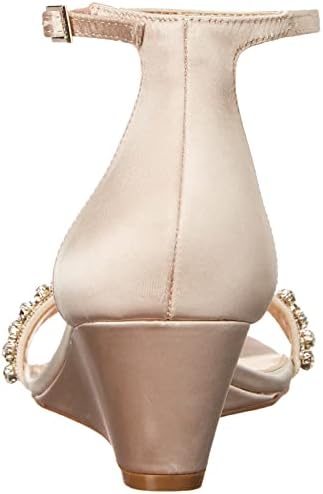 Jewel Badgley Mischka Lora Low Wedge Sandals | Image 2