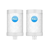 WINGSOL Faucet Water Filter - Stainless-Steel, Reduces Chlorine, PFAS - Japan PAC Filter Improves Taste - Fits Standard Faucets (PAC-2P)