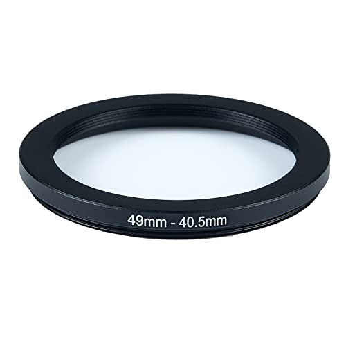 Adaptador de lente 49mm a 40.5mm Anillo reductor para lentes y accesorios de cámara 49mm a 40.5mm con paño de limpieza de lente premium, paquete de 2 miniatura 2
