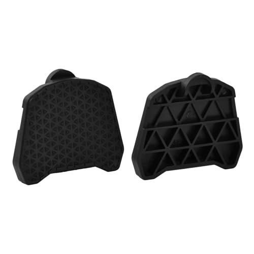 Adaptador Placa Pedal,Negro Pedales Planos,Einfach zu Installieren,Convertidor Pedales,Pedal Sin Clip Plataforma,Hohe Kompatibilität para Alle Ciclismo Carretera (8.2 cm x 7 cm)