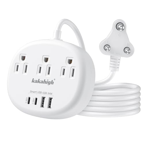 South Africa Plug Adapter South Africa Extension Cord 3FT