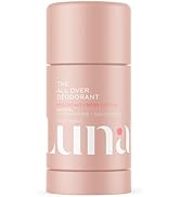 Luna Daily The All Over Deodorant Stick | Hydrating Natural Deodorant for Women | Aluminum-Free,...