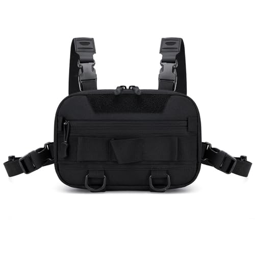 Mochila táctica ajustable de pecho MiOYOOW con tejido transpirable antisudor