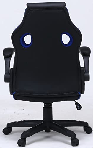 Amazon.co.jp: ゲーミングチェア シグナル (ブラック＆ブルー15508
