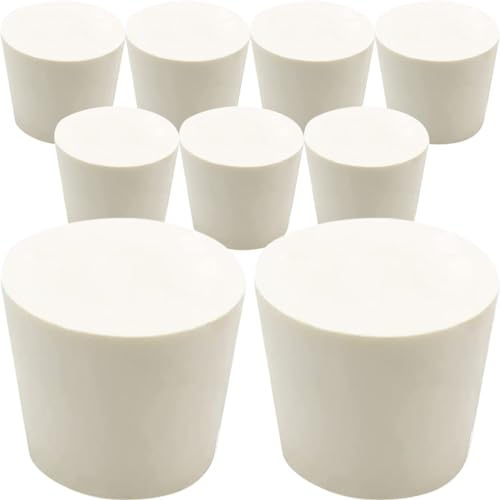 STOBAZA 9pcs Fermented Rubber Plugs Versatile for Daily Use Jar Wide Mouth Stoppers Replaceable Wine Bottle Seals