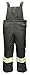 Flame Resistant Bib Pants, Black