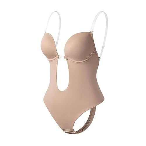GYTHTPZR Women Shapers Underwear Backless Bodysuit Shapewear Deep V-Neck Body Shaper Clear Strap Padded Push Up Corset(A,Medium) at Amazon Women's Clothing store GYTHTPZR Women Shapers Underwear Backless Bodysuit Shapewear Deep V-Neck Body Shaper Clear Strap Padded Push Up Corset(A,Medium) at Amazon Women's Clothing store