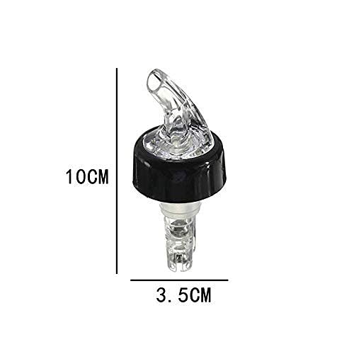 THW® 30ML Quick Shot Spirit Measuring Pourer for Drinks, Wine, Cocktail | Dispenser | Liquor Wine Oil Pourer | Liquor Pourer | Home BAR Tools | Bottle SPOUT Stopper | (Pack of 4) - Image 4 thumbnail