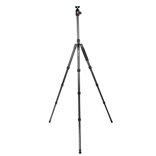 Kingjoy 4-in-1Carbon Dreibeinstativ K3208C mit Kugelkopf Q30 - Fotostativ, Dreibeinstativ, Monopod, Reprofunktion… – Bild 3