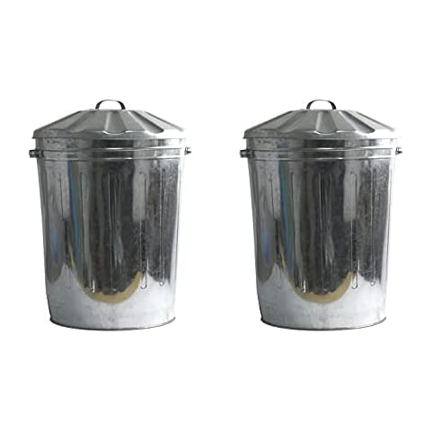 Sterling Ventures Large 90L Metal Storage Bin Cover