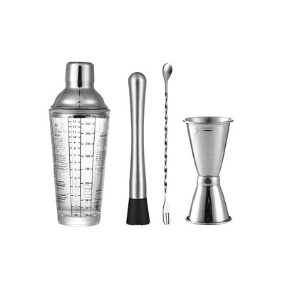 Juego de Coctelera Cocktail Shaker Set Snow Grams Copa Escala transparente Bar MEZCLA DE FRUTAS FRUTOS DE JURMO CUP BARTENER TOOLERS TRABAJA DE FIESTA BARRA DE BARTENERDO KIT REGALOS Agitador de Cócte