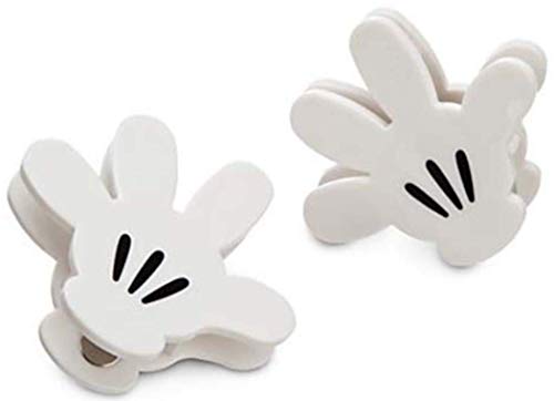 Disney Parks Mickey Mouse Hand Glove Bag Clips - Set of 2