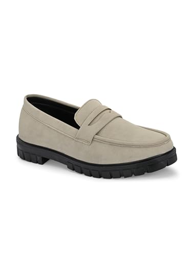 Image of KASTAVA KS 105 Ultra Comfort Breathable Cushioned Insole Slip-On | Lightweight Everyday Casual Loafers for Men