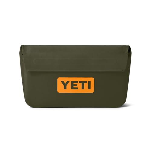 Image of YETI Sidekick Dry 1L Gear Case, Olive /King Crab Orange
